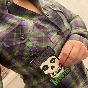 NWT Dixxon Misfits Womens Flannel